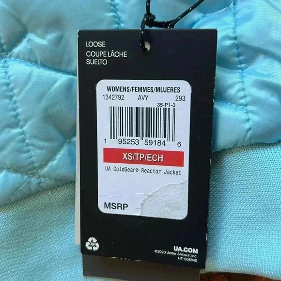 NWT Under Armour Coldgear Reactor Puffer Jacket XS - Picture 6 of 10